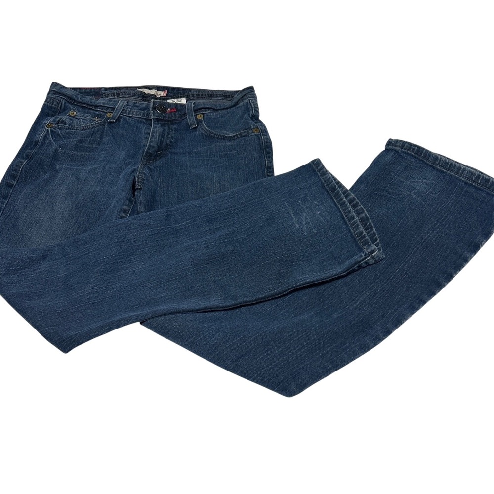 Levi's Bootcut Jeans Women's Dark Wash‎ Denim Low Rise Stretch Casual Size 5